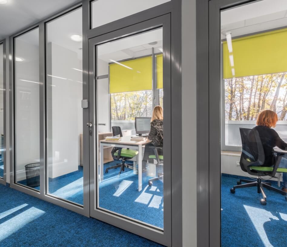 home office in garden